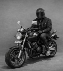 Motorcycle portrait