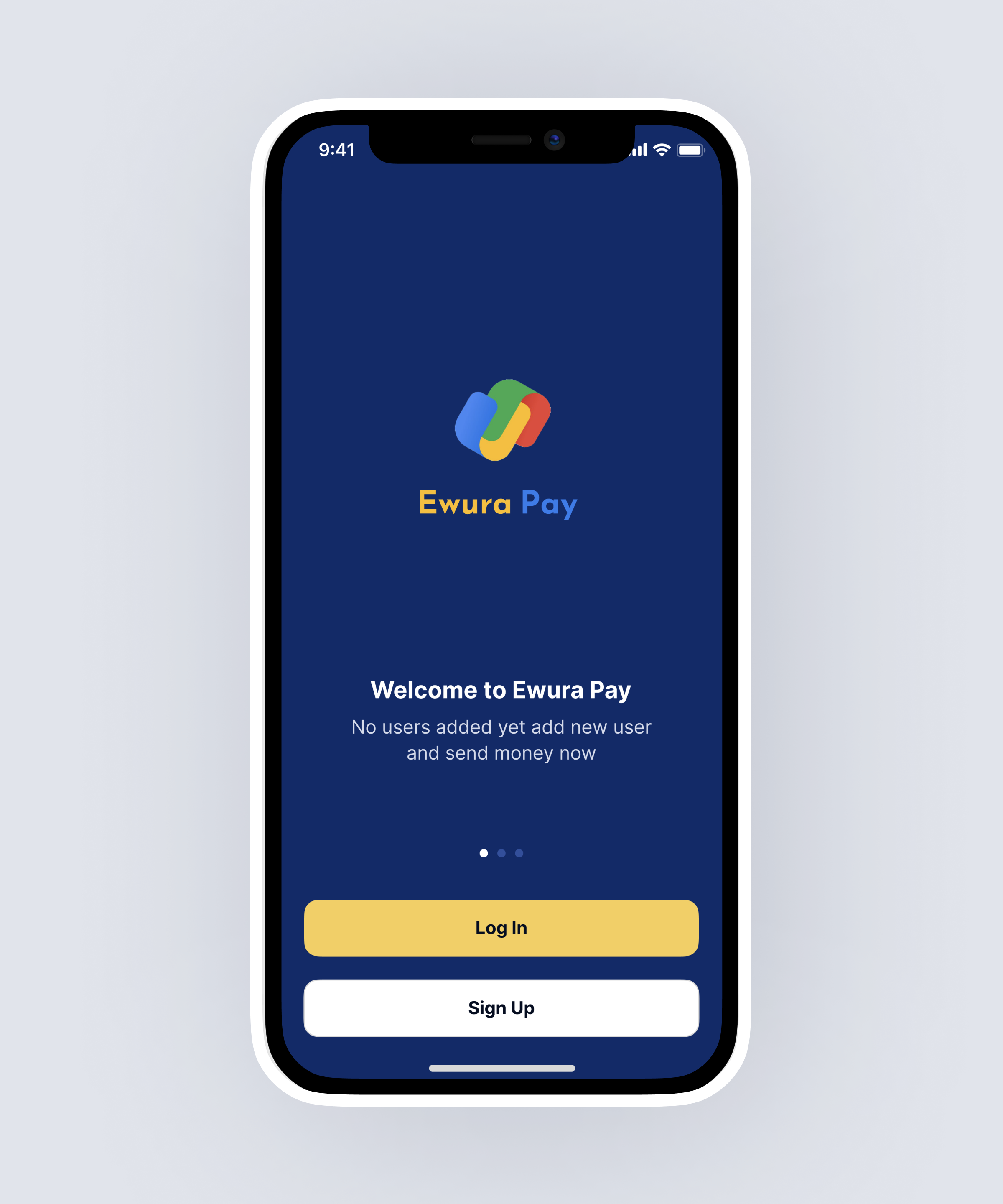 Ewura Pay mobile app screen